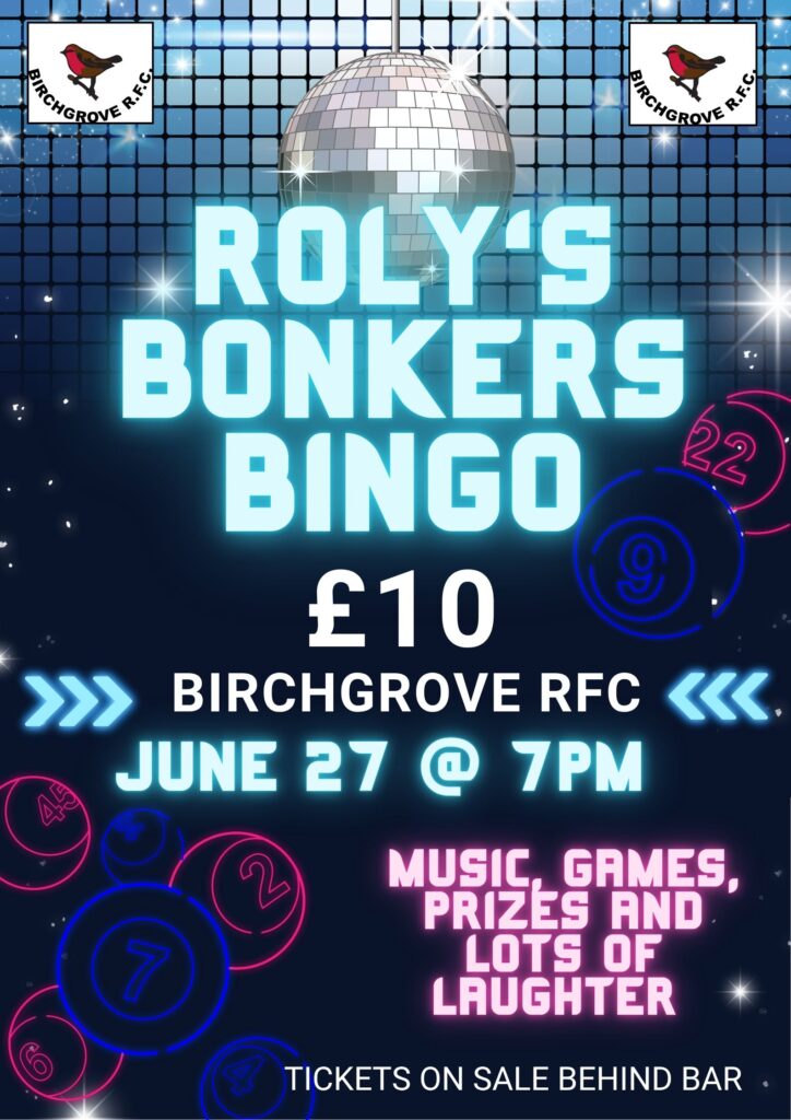 Roly's Bonkers Bingo